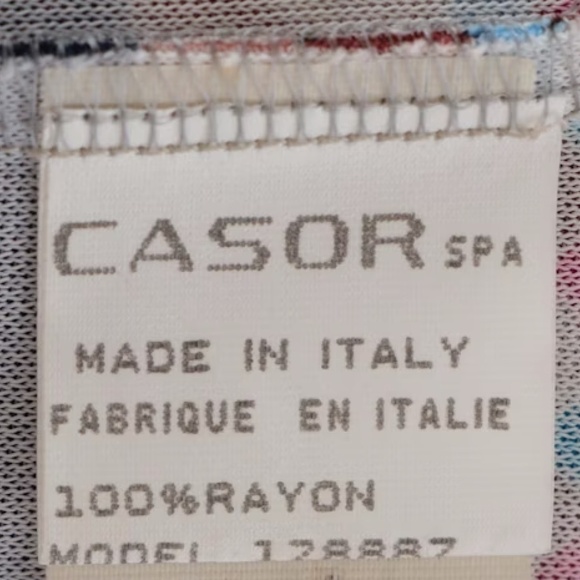 Emilio Pucci Retro Print Button-down Shirt, Size 8, Vibrant Colorful Design - Picture 11 of 11